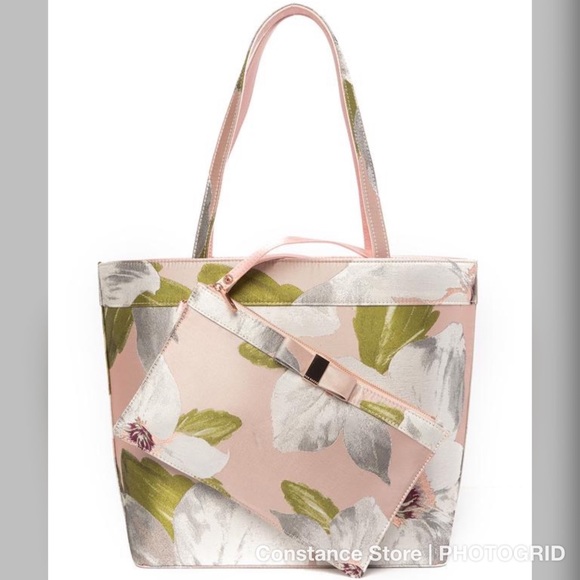 Ted Baker London Cherrey Chatsworth Satin Shopper - Picture 4 of 7